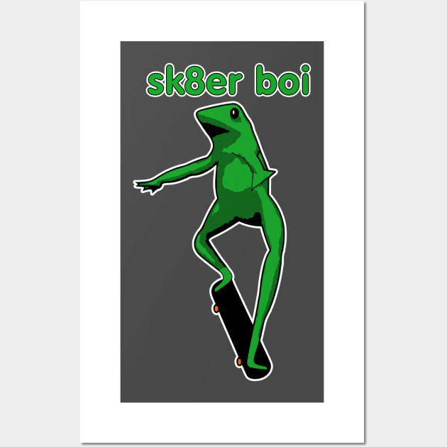 sk8er boi Wall Art by Shrenk